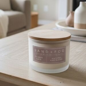 Sand + Fog Desert Rain 12 oz Candle ~ 2-Wick ~ Natural Wax Blend